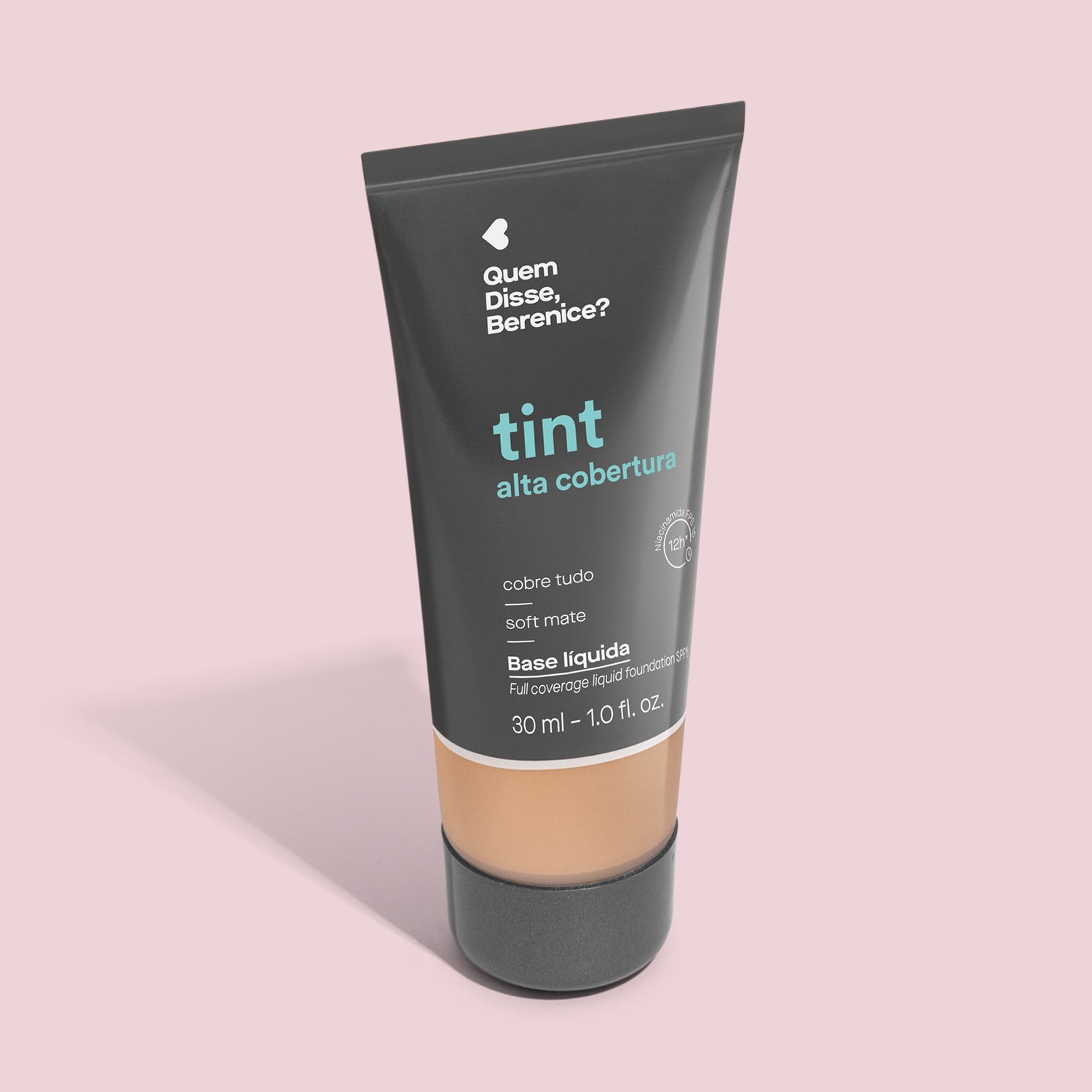 Base Líquida Tint Alta Cobertura Cor 225Q Quem Disse, Berenice? 30ml