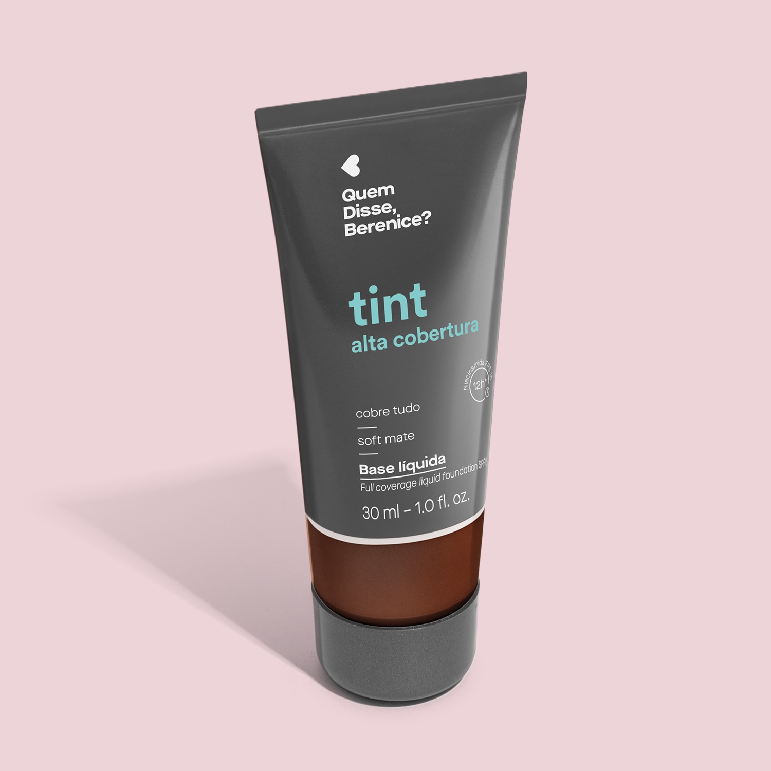 Base Líquida Tint Alta Cobertura Cor 330N Quem Disse, Berenice? 30ml