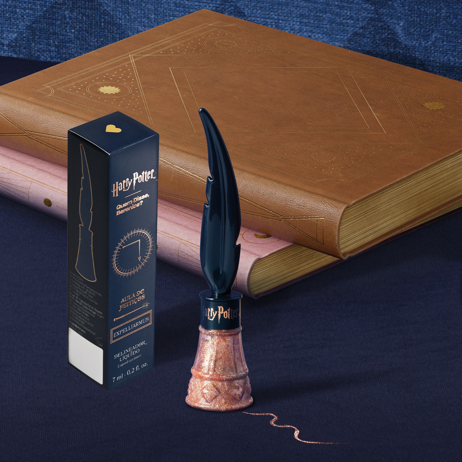 Delineador Líquido Dourado Expelliarmus Harry Potter Quem Disse, Berenice? Aula de Feitiços 7ml