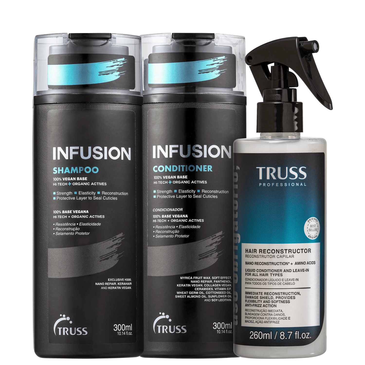 Kit TRUSS Uso Obrigatório + Infusion (3 Produtos) Kit TRUSS Uso Obrigatório + Infusion (3 Produtos)