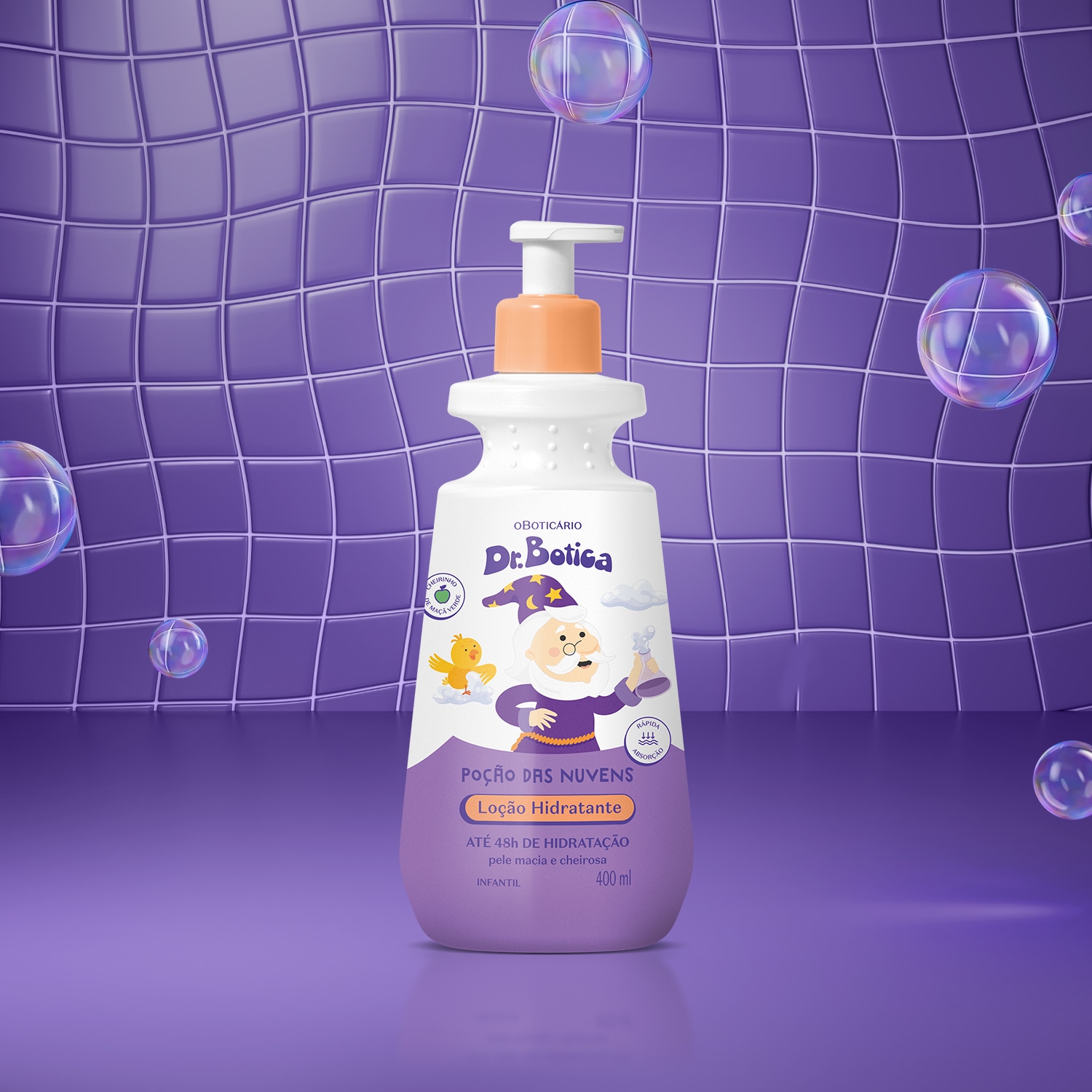 Loção Hidratante Desodorante Corporal Dr.Botica Poção das Nuvens 400ml