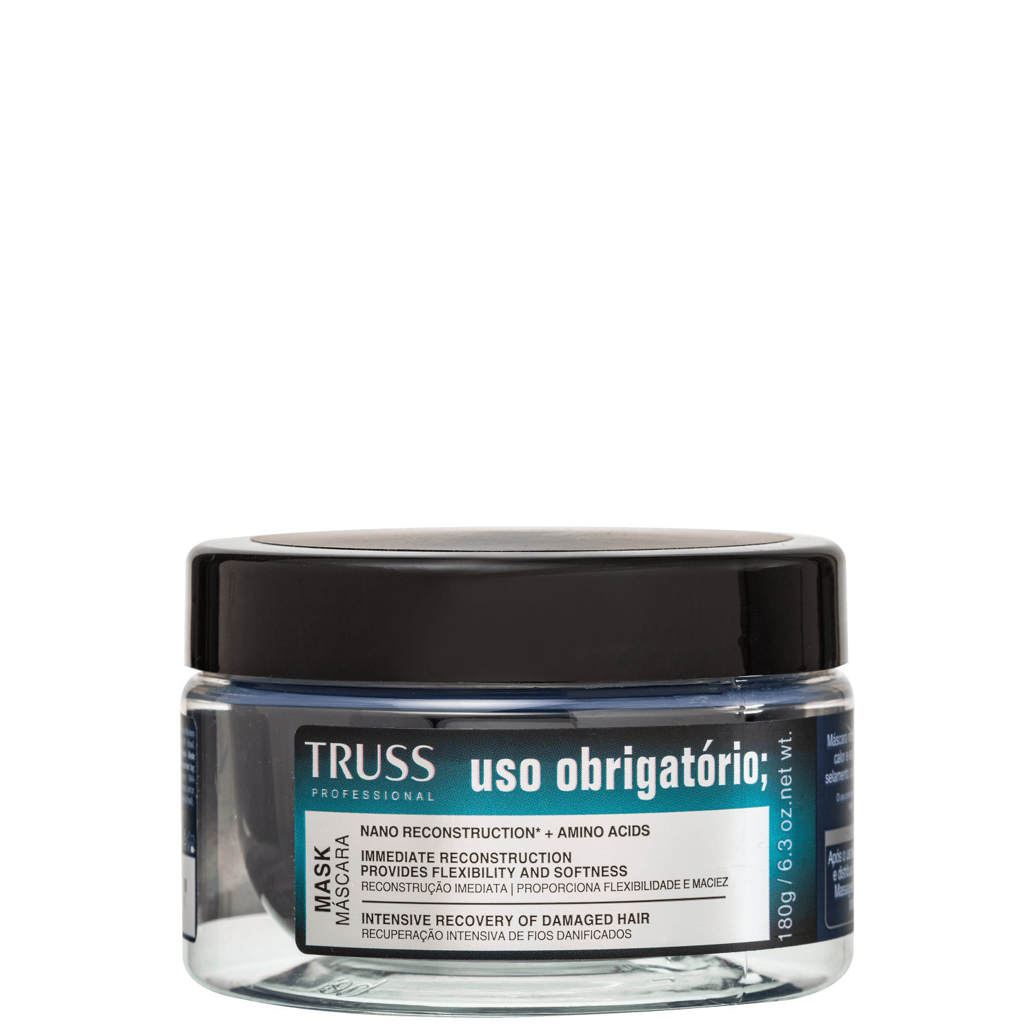 TRUSS Uso Obrigatório - Máscara de Tratamento Capilar 180g TRUSS Uso Obrigatório - Máscara de Tratamento Capilar 180g