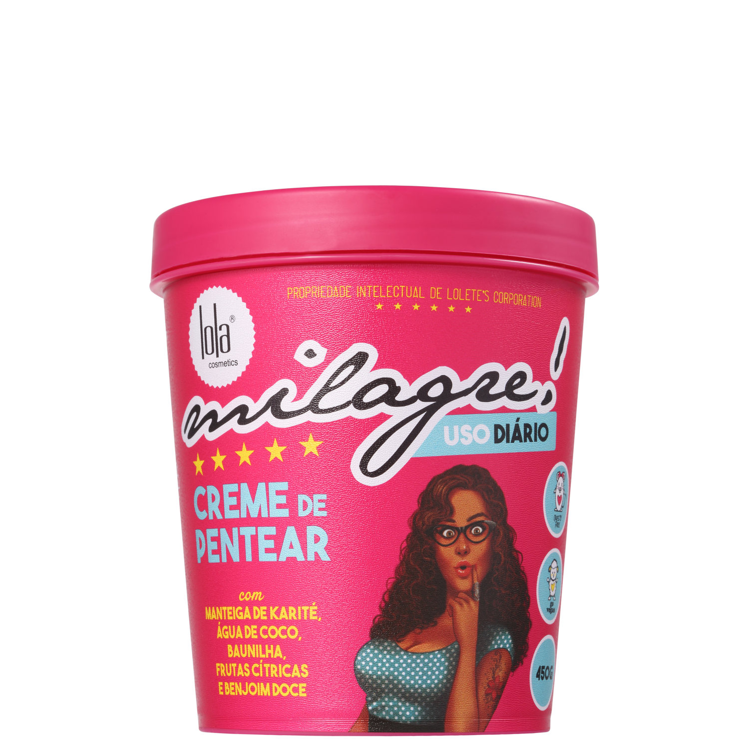 Lola From Rio Milagre! - Creme de Pentear 450g Lola From Rio Milagre! - Creme de Pentear 450g
