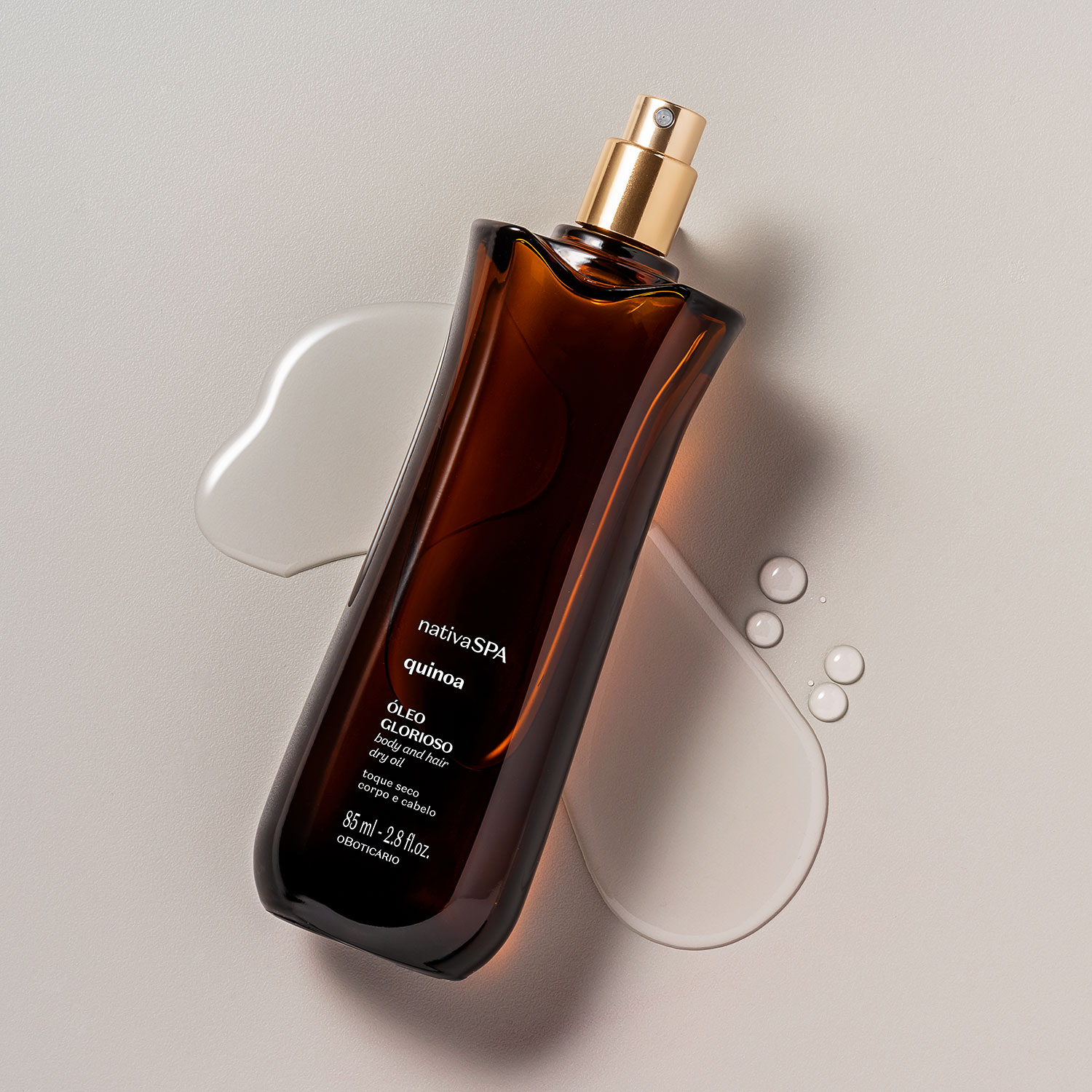 Óleo Multifuncional Glorioso Corpo e Cabelos Nativa SPA Quinoa 85ml