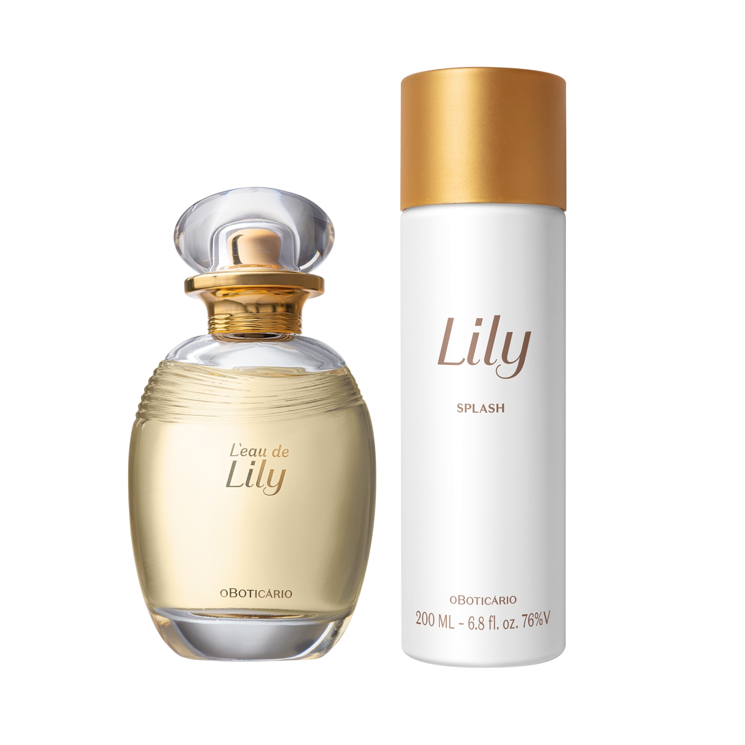 Combo Lily: Desodorante Colônia 75ml + Body Splash Desodorante Colônia 200ml Combo Lily: Desodorante Colônia 75ml + Body Splash Desodorante Colônia 200ml