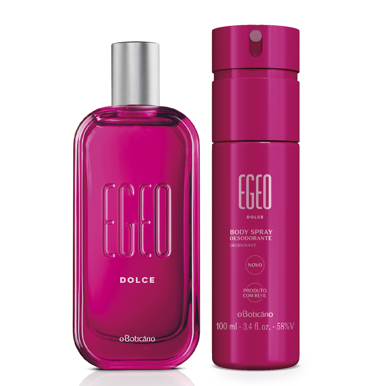 Combo Egeo Dolce: Desodorante Colônia 90ml + Body Spray 100ml Combo Egeo Dolce: Desodorante Colônia 90ml + Body Spray 100ml