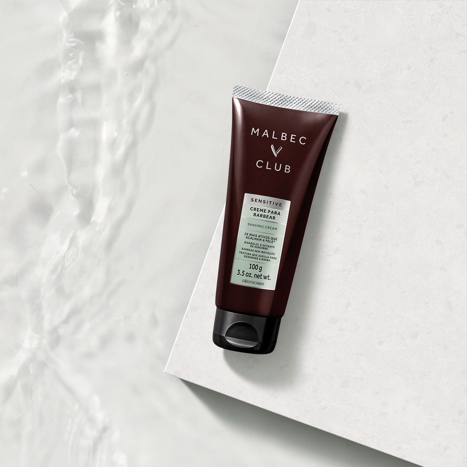 Creme para Barbear Malbec Club Sensitive 100g