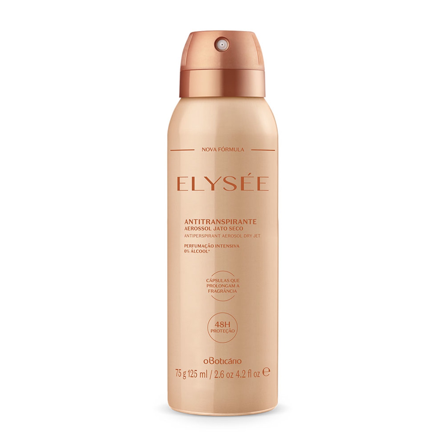 Desodorante Antitranspirante Aerossol Elysée 75g/125ml Desodorante Antitranspirante Aerossol Elysée 75g/125ml