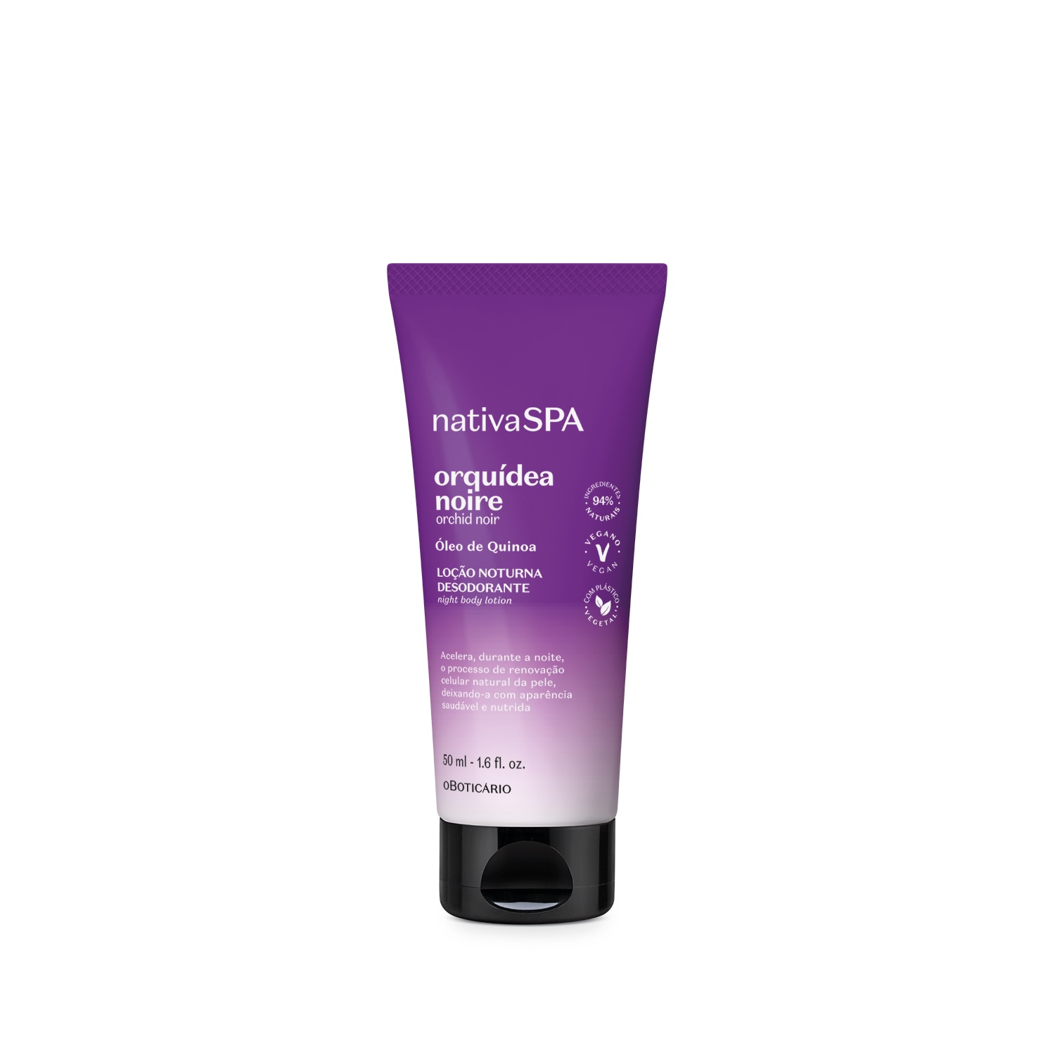 Loção Noturna Desodorante Nativa SPA Orquídea Noire 50ml Loção Noturna Desodorante Nativa SPA Orquídea Noire 50ml