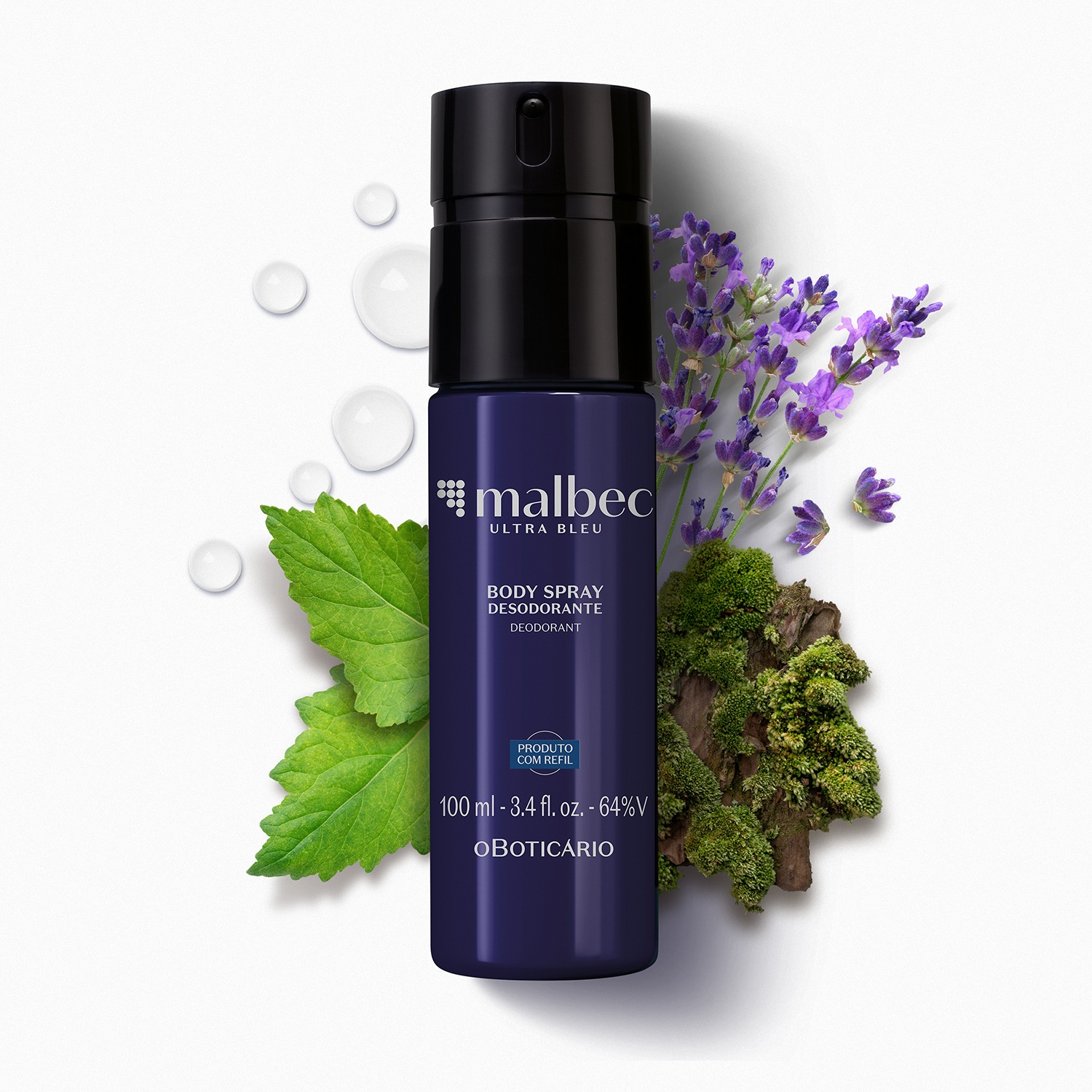 Body Spray Desodorante Malbec Ultra Bleu 100ml