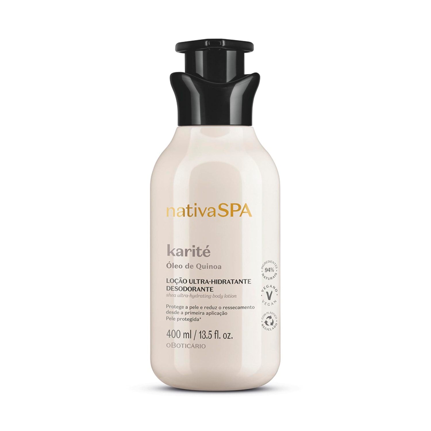 Shampoo O Boticário Vegano Ultra Hidratação Nativa Spa Karité 300ml