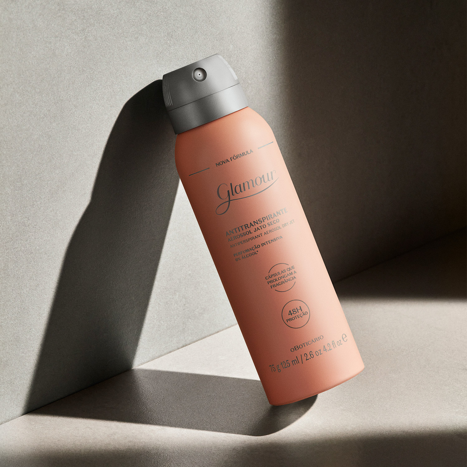 Desodorante Antitranspirante Aerossol Glamour 75g/125ml