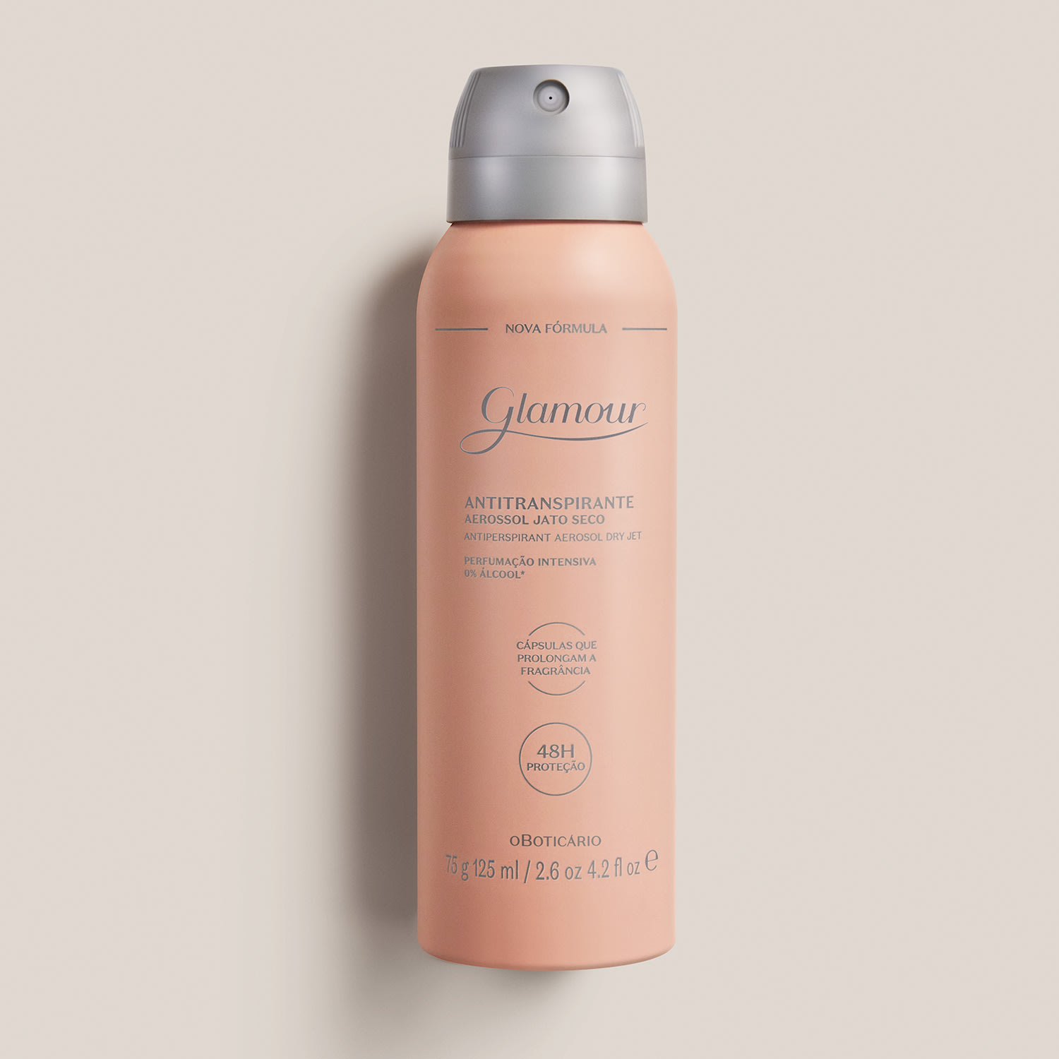 Desodorante Antitranspirante Aerossol Glamour 75g/125ml