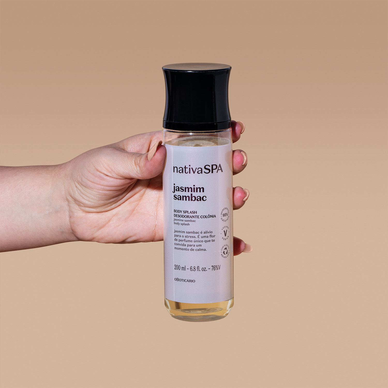 Body Splash Desodorante Colônia Nativa SPA Jasmim Sambac 200ml