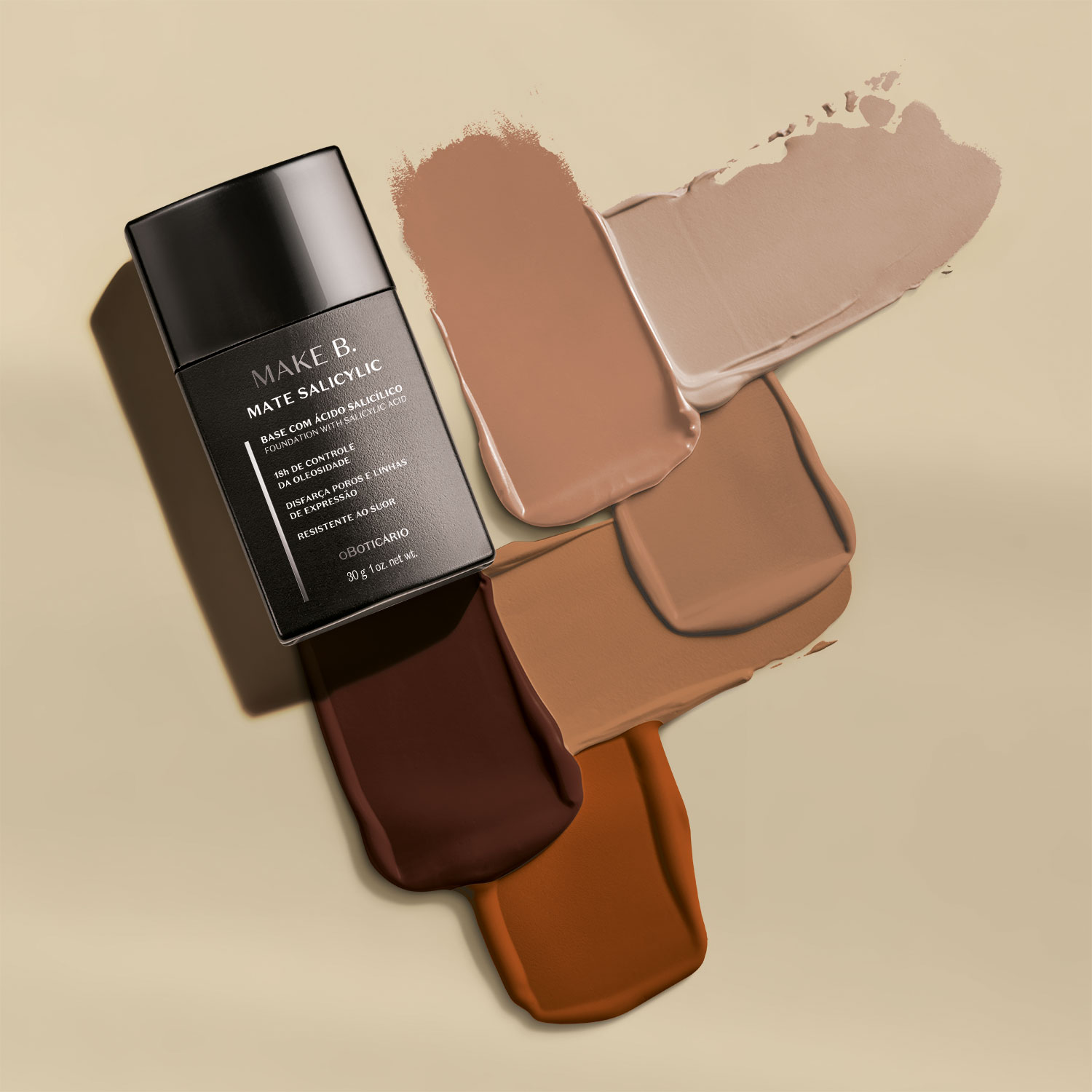 Base Líquida Cor 140 Make B. Mate Salicylic 30g