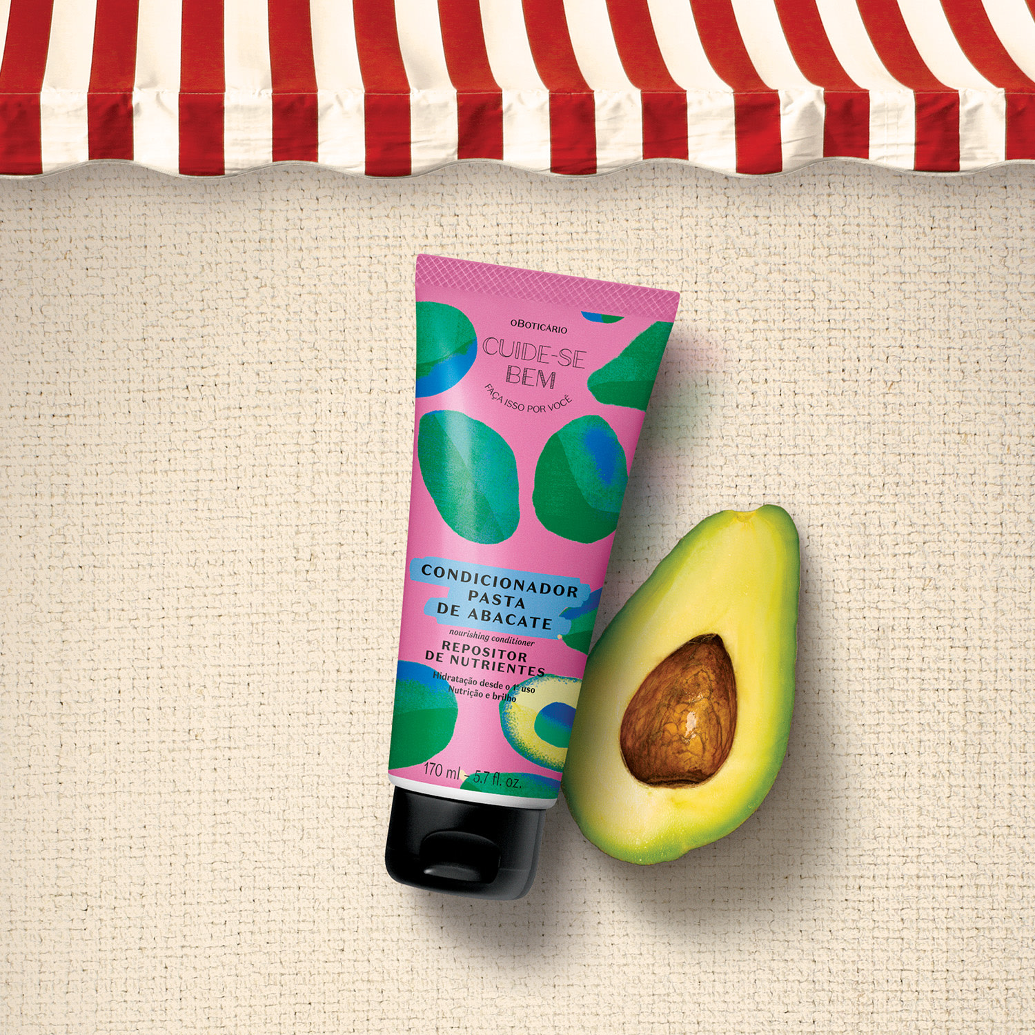 Condicionador Pasta de Abacate Cuide-se Bem Feira 170ml