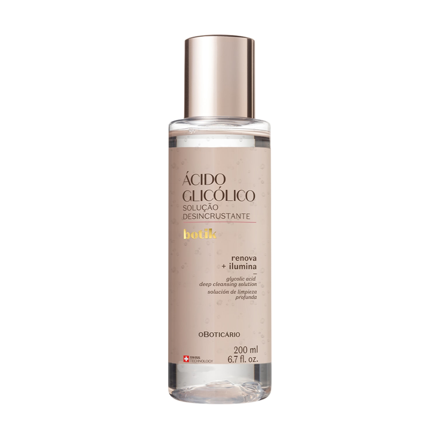 Solução Desincrustante Ácido Glicólico Botik 200ml | O Boticário