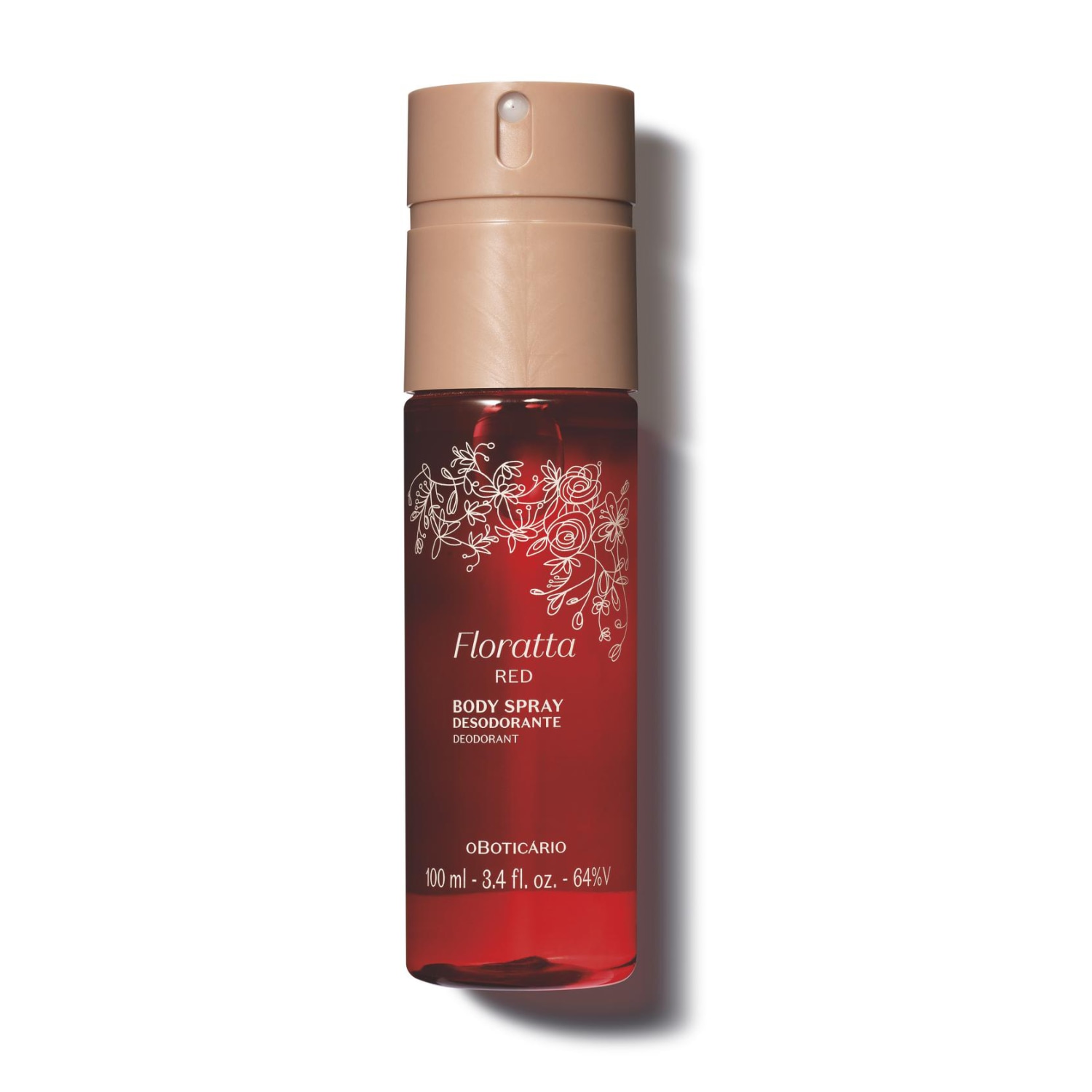 Combo Floratta Red: Desodorante Colônia 75ml + Body Spray 100ml