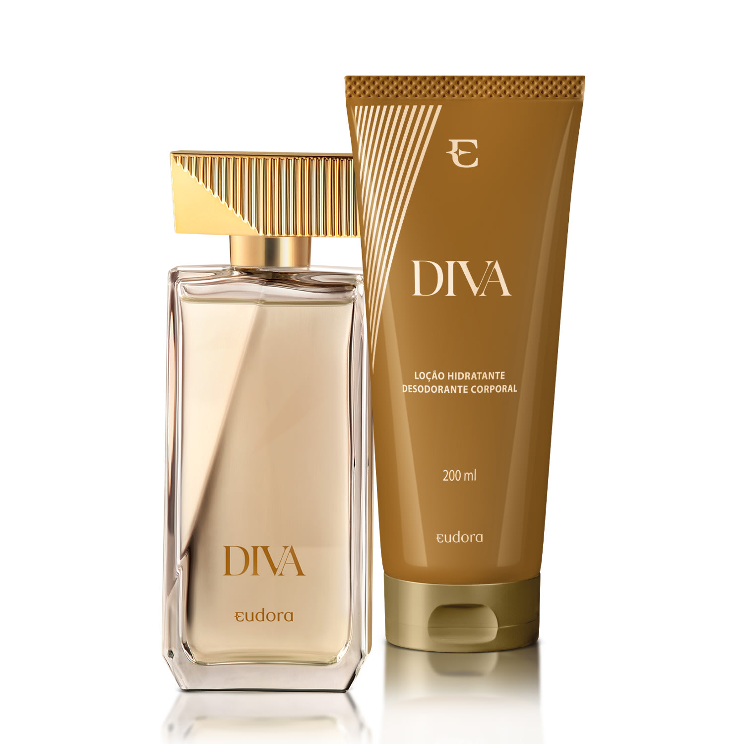 Combo Diva: Desodorante Colônia 100ml + Loção Corporal 200ml Combo Diva: Desodorante Colônia 100ml + Loção Corporal 200ml