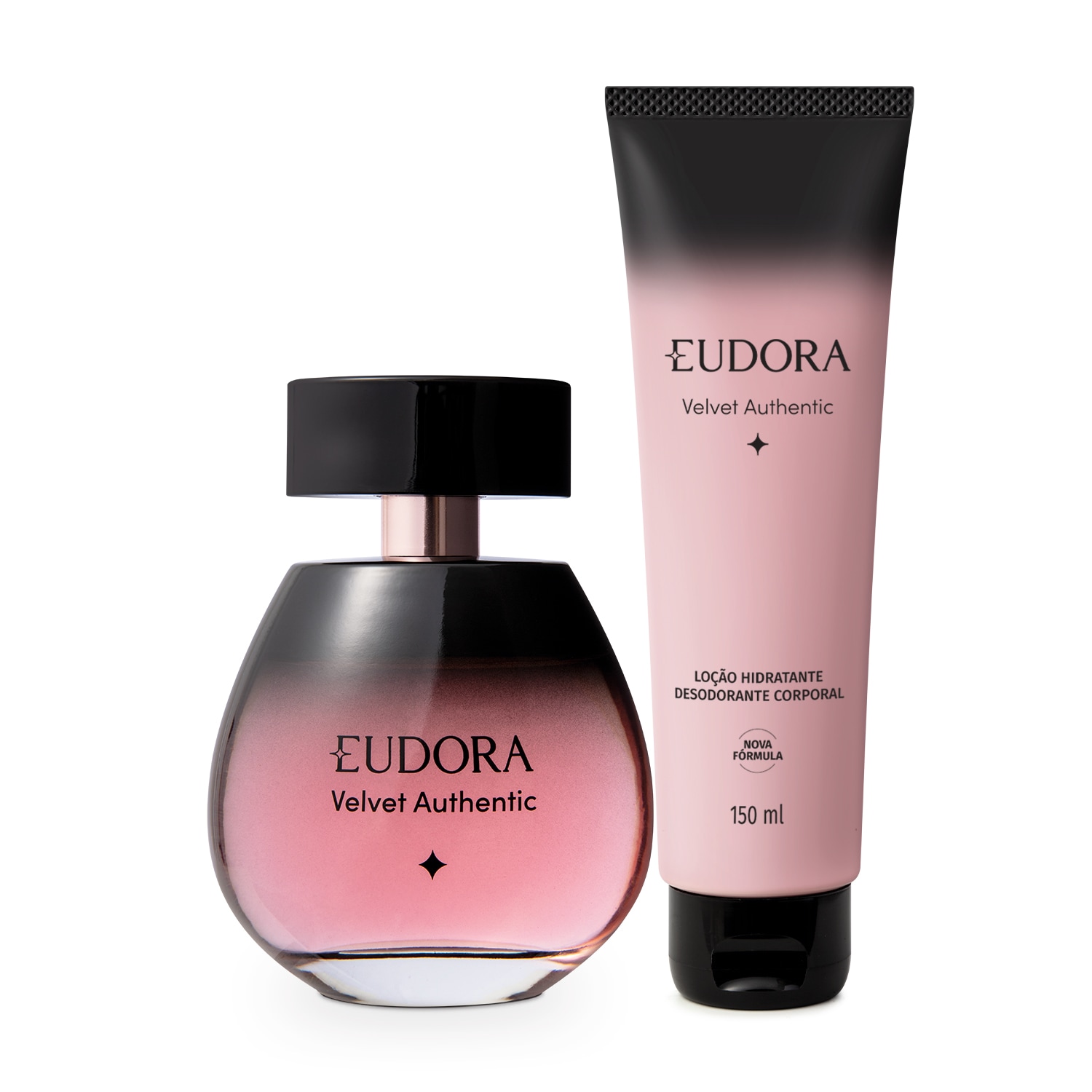 Combo Velvet Authentic: Desodorante Colônia 100ml + Loção Perfumada Desodorante Corporal 1... Combo Velvet Authentic: Desodorante Colônia 100ml + Loção Perfumada Desodorante Corporal 1...