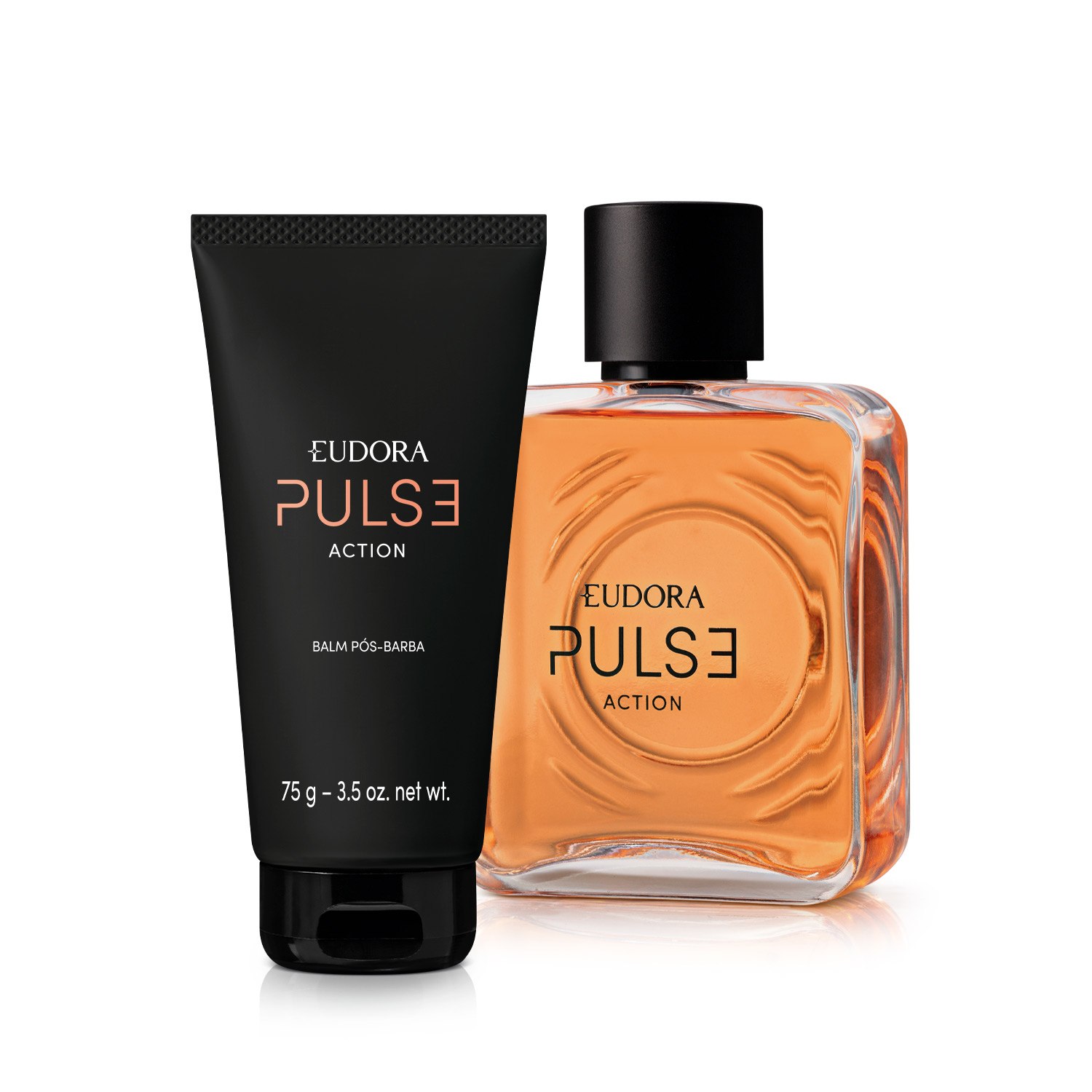 Combo Eudora Pulse Action: Desodorante Colônia 100ml + Balm Pós-Barba 75g 1
