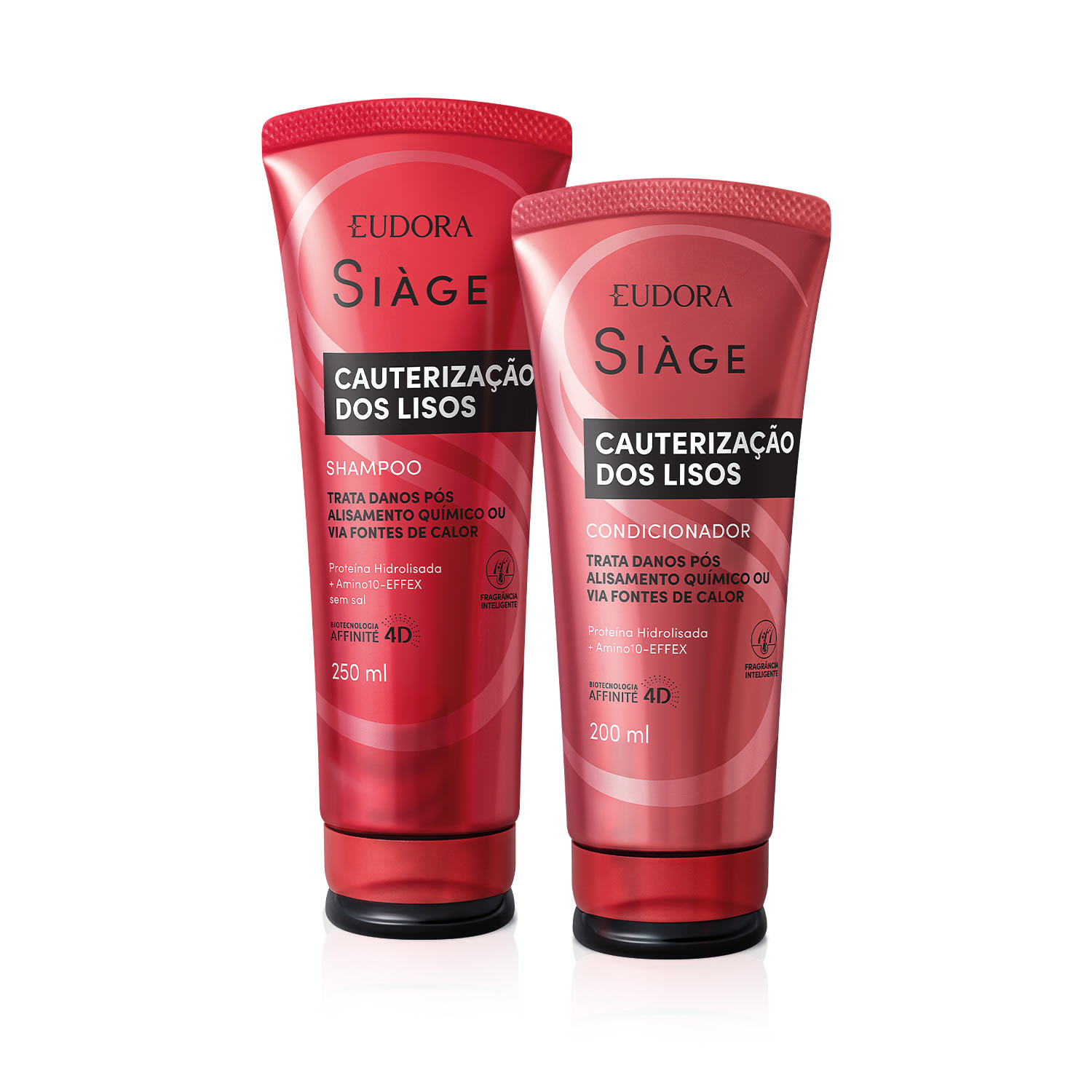 Combo Siàge Cauterização dos Lisos: Shampoo 250ml + Condicionador 200ml Combo Siàge Cauterização dos Lisos: Shampoo 250ml + Condicionador 200ml