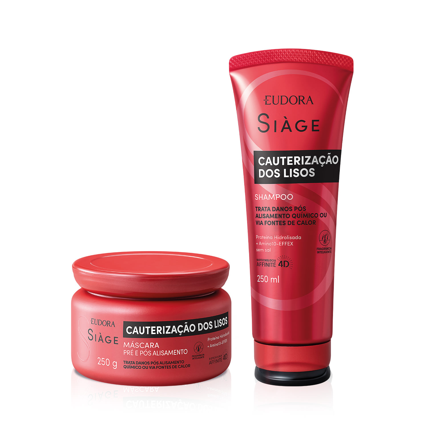 Combo Siàge Cauterização dos Lisos: Shampoo 250ml + Máscara 250g 1