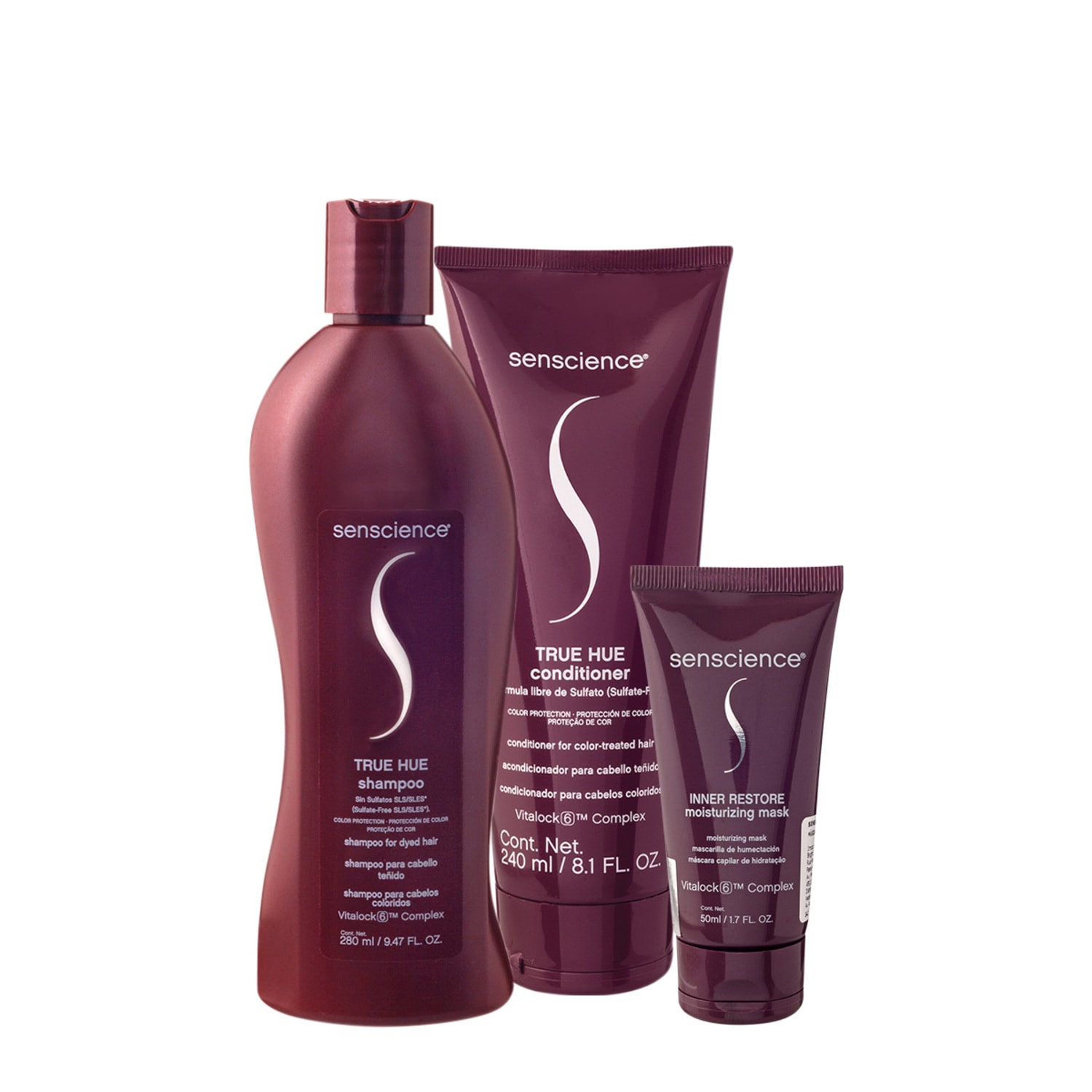 Kit Senscience True Hue Inner Restore Duo Máscara Brinde (3 produtos) Kit Senscience True Hue Inner Restore Duo Máscara Brinde (3 produtos)