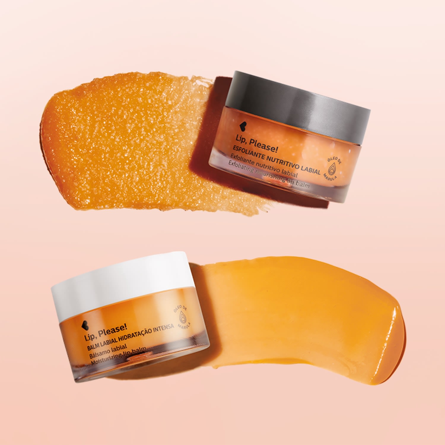 Combo Lip, Please! Quem Disse, Berenice?: Balm labial Lip, Please! 8g + Esfoliante Nutritivo Labial 8g