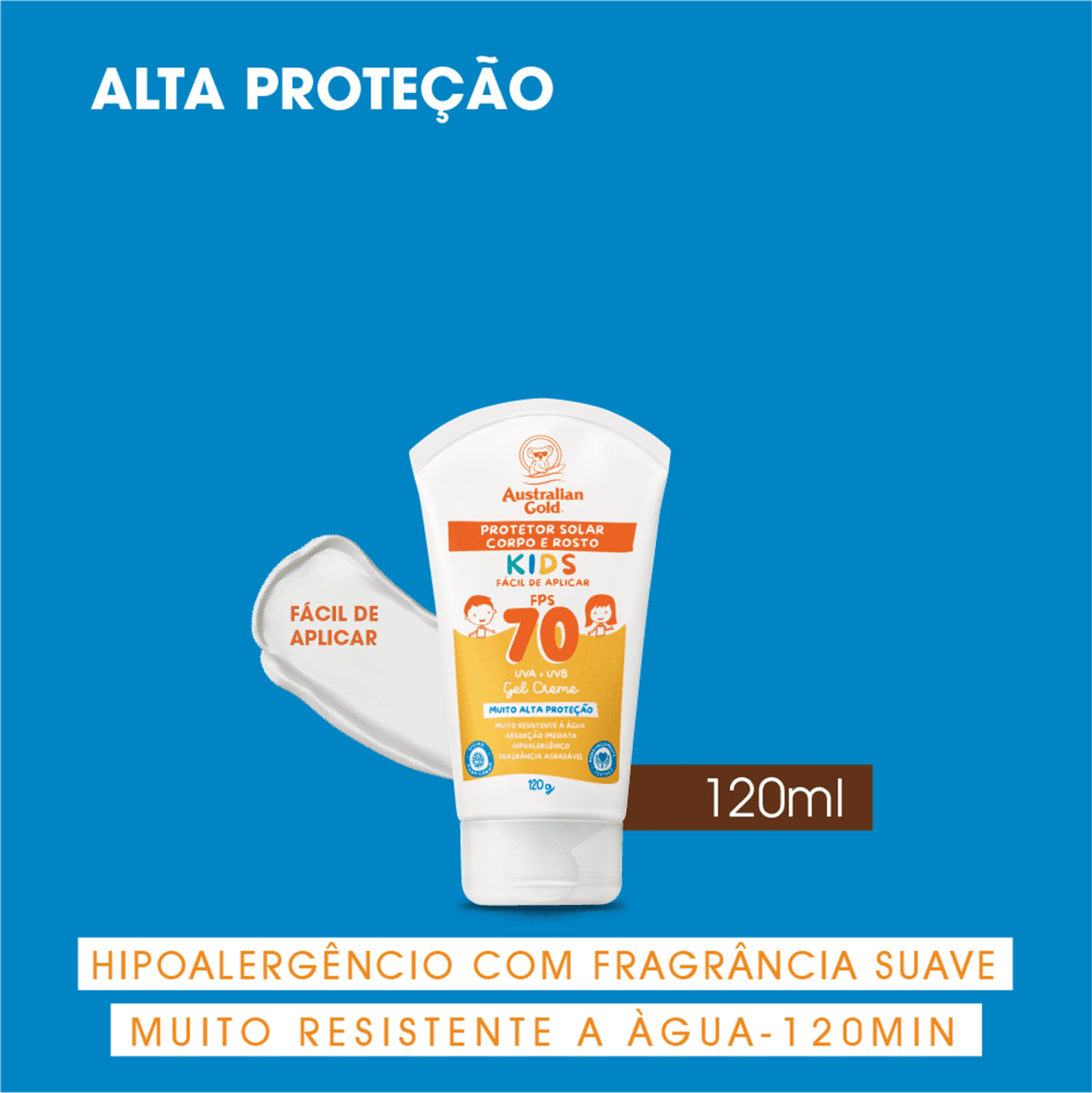 Hipoalergênico com fragrância suave.