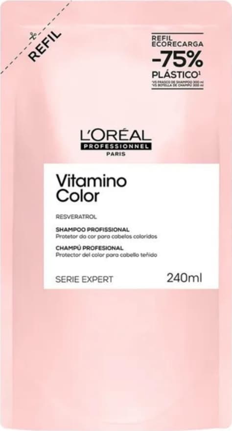 Kit L'Oréal Professionnel Vitamino Color 750 Quarteto Refil, 4 produtos.