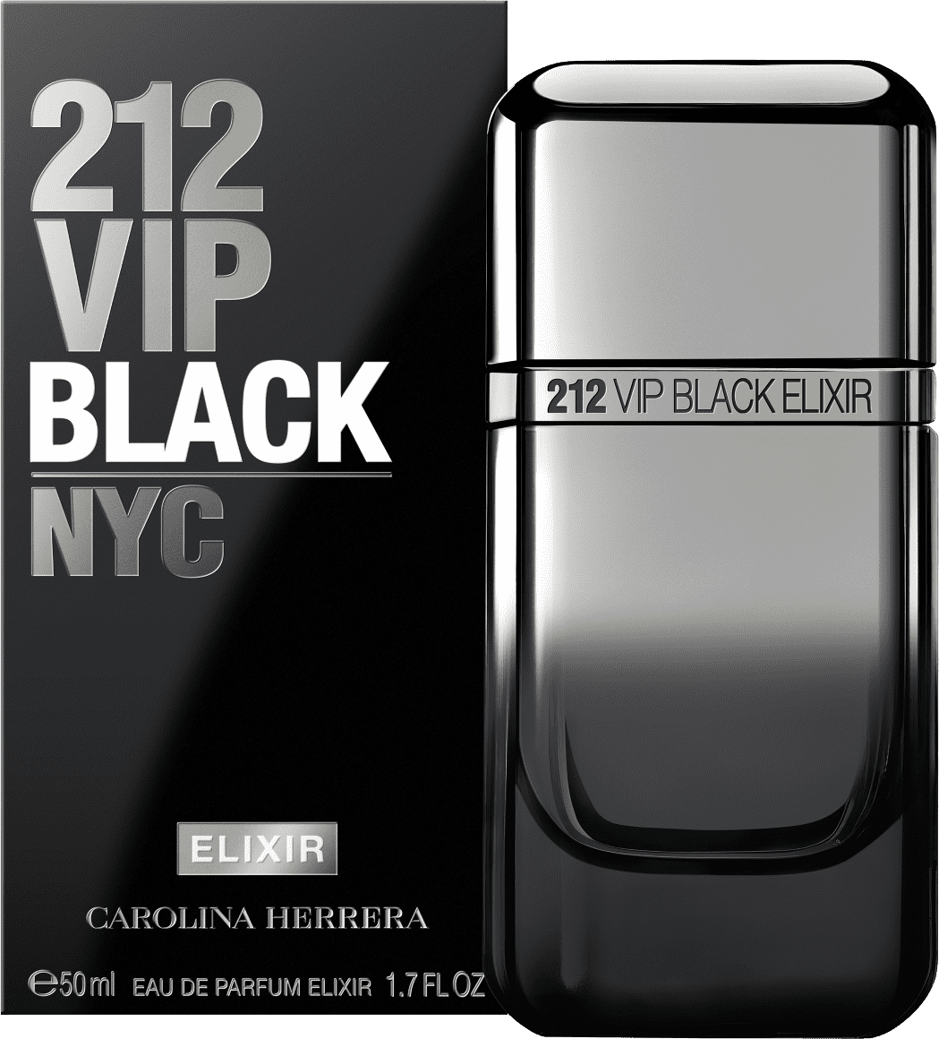 Perfume Masculino 212 VIP Black Elixir Carolina Herrera Eau de Parfum.