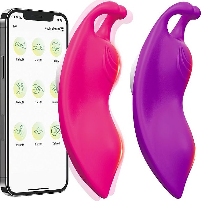 Vibrador Sexy Import Borboleta Buzzy Roxo, 1 produto.