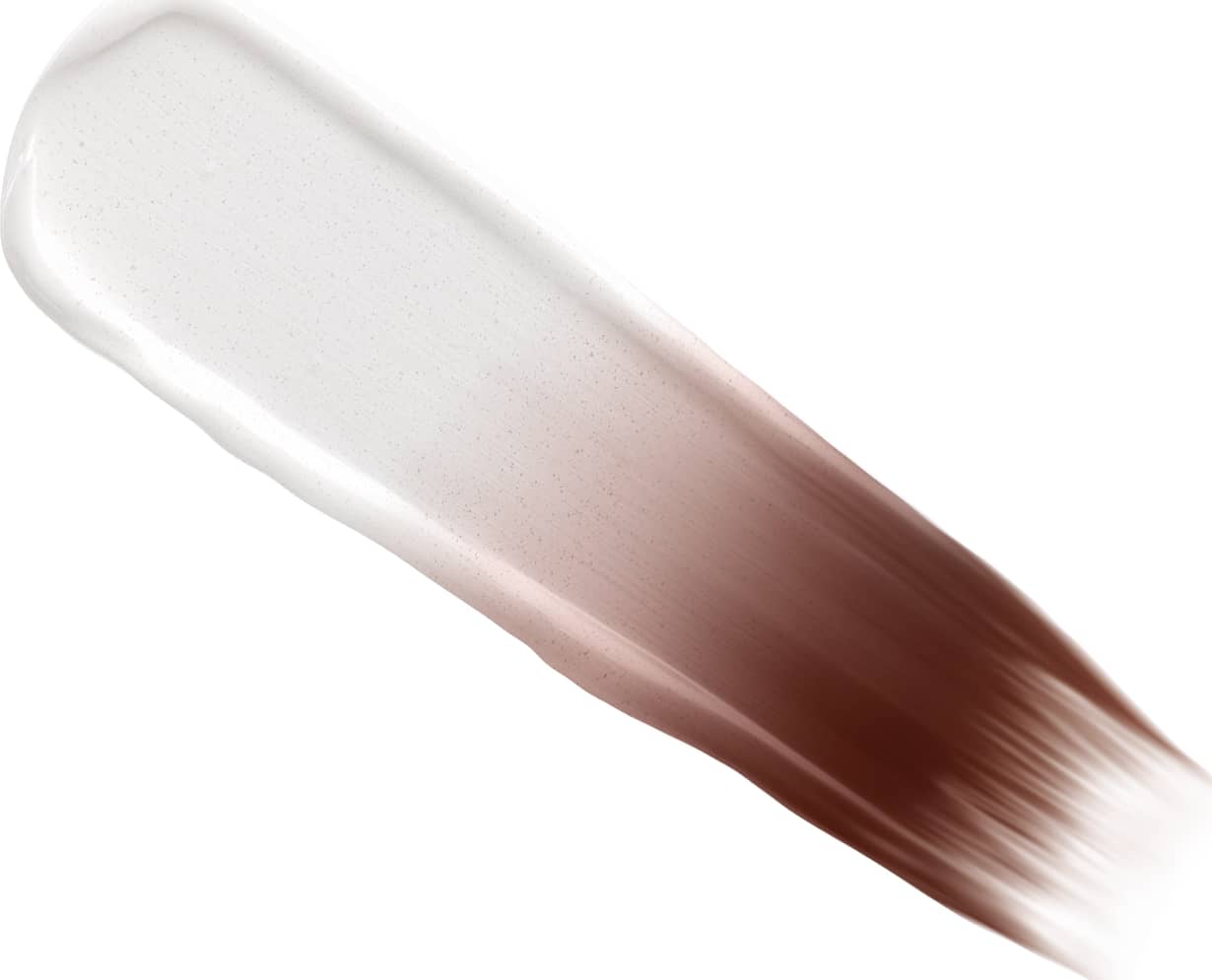 o BB Cream Multiprotetor FPS 40 da marca Make B. Sense na cor 4 inicialmente tem uma textura cremosa e branca e, à medida que ele se espalha na pele, vai adquirindo a tonalidade do seu rosto.