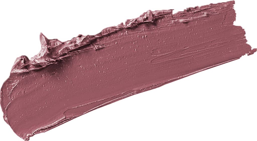 Textura cremosa, brilhante e de cor rosa intenso do batom preenchedor Rosa Rose Blush Make B. Hyaluronic.