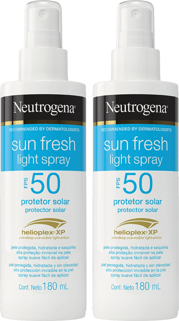 Kit Neutrogena Sun Fresh Light Spray FPS50 Double, 2 unidades.