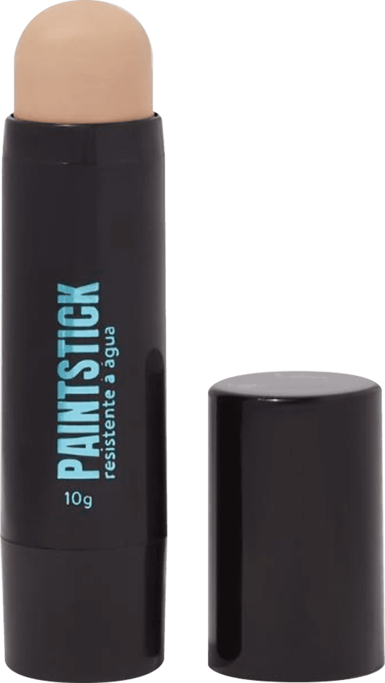 Bastão de maquiagem Paintstick da Catharine Hill, com embalagem preta e texto azul, contendo 10g do produto. O design é minimalista, com destaque para o nome da marca e a quantidade do produto.