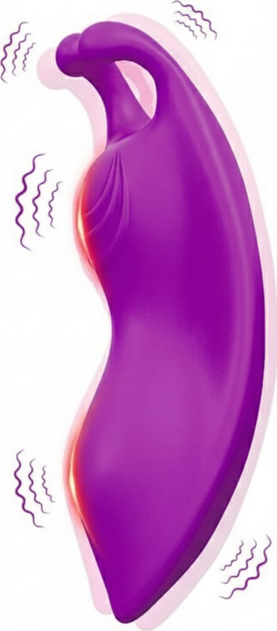 Vibrador Sexy Import Borboleta Buzzy Roxo, 1 produto.