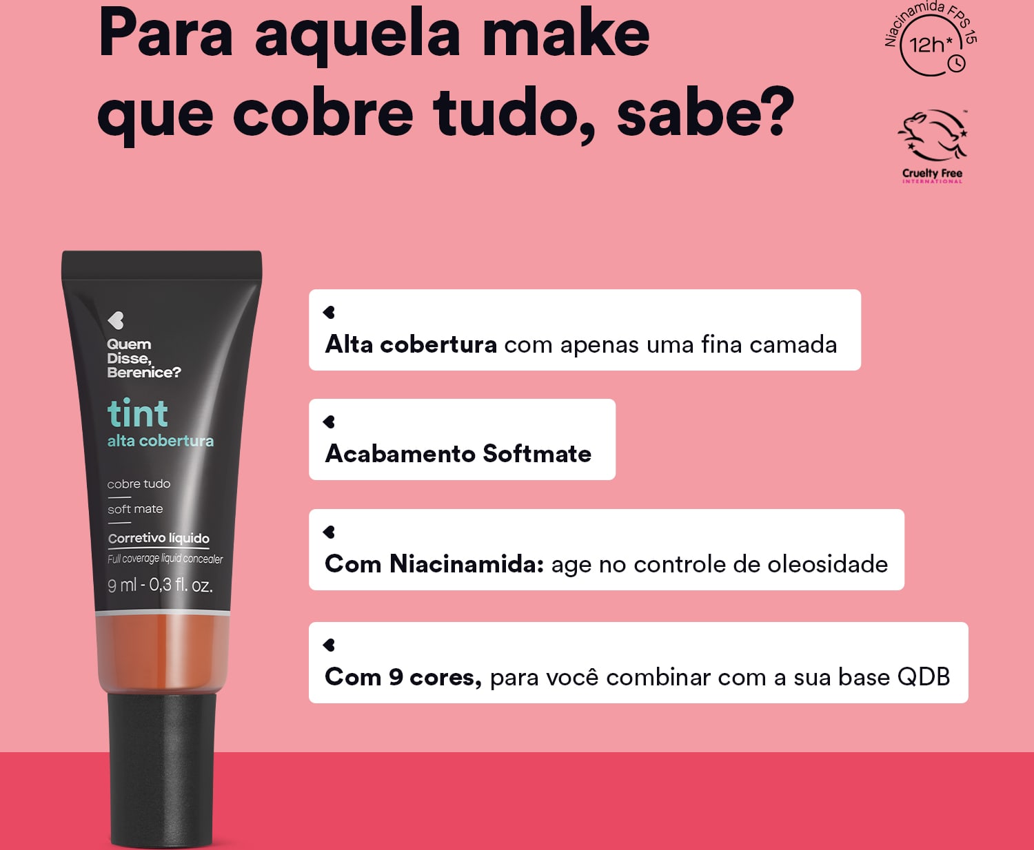 Esta imagem apresenta uma paleta de cores de corretivos e bases de maquiagem, para realizar um comparativo dos tons.