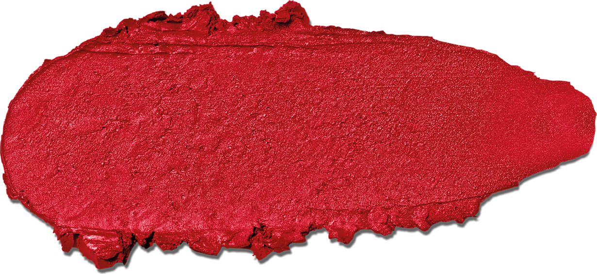 Imagem da textura vermelha vibrante, com aspecto semi matte e liso, espalhada sobre superfície plana.