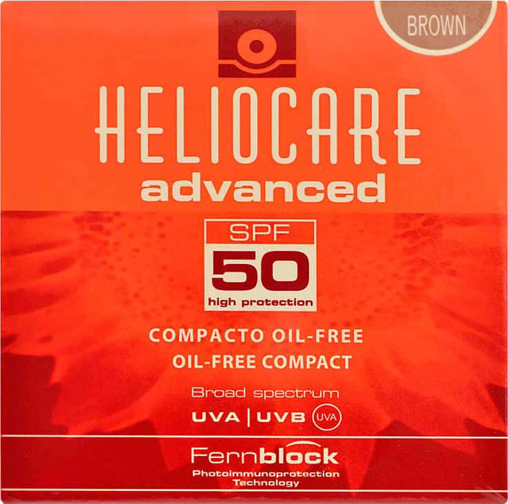 Melora Heliocare Ccompacto Oil Free Fps 50 Brown - Protetor Solar Com Cobertura 10g