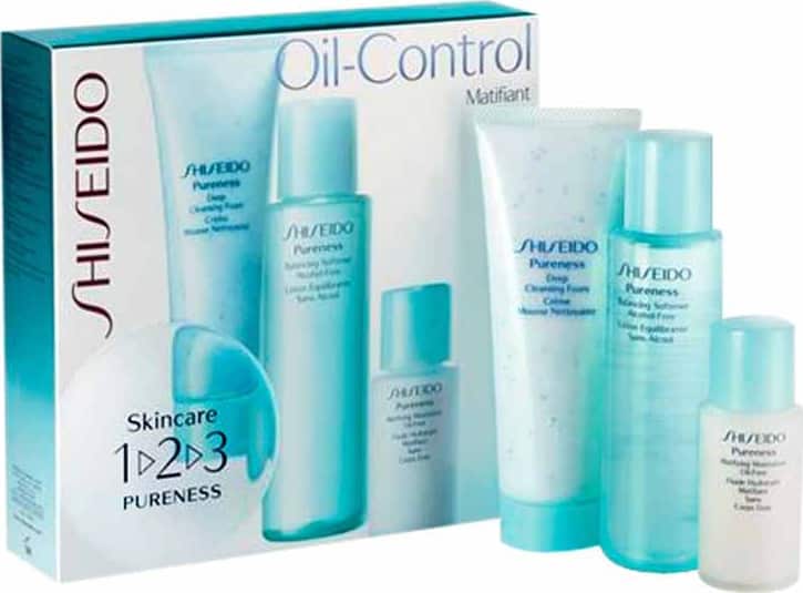 Shiseido Pureness Skincare 1-2-3 Oil - Control Matifiant Kit (3 Produtos)