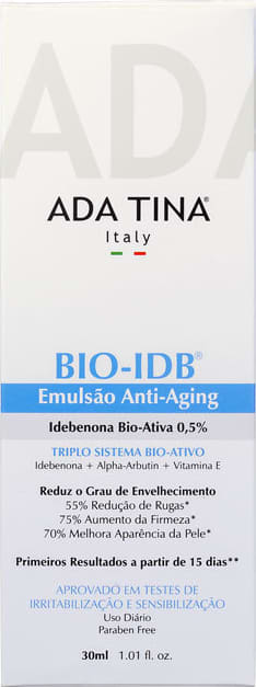 Ada Tina Bio-IDB - Emulsão Anti-Idade 30ml