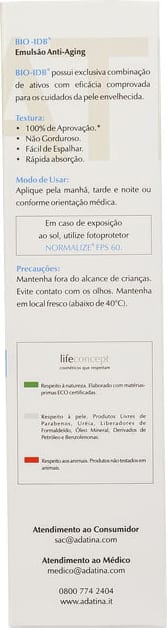 Ada Tina Bio-IDB - Emulsão Anti-Idade 30ml