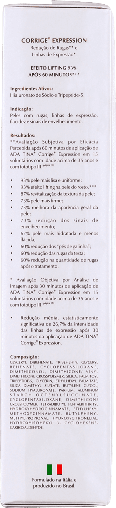 Ada Tina Corrige Expression - Creme para Rugas 15ml