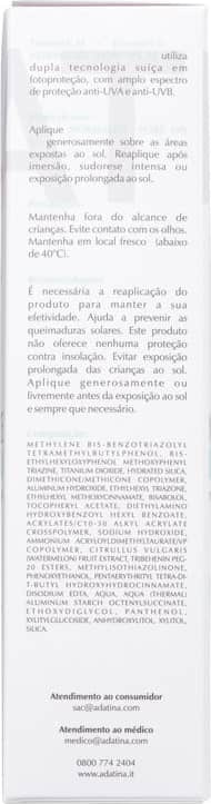 Ada Tina Normalize Pore FPS 25 - Protetor Solar Facial 50ml