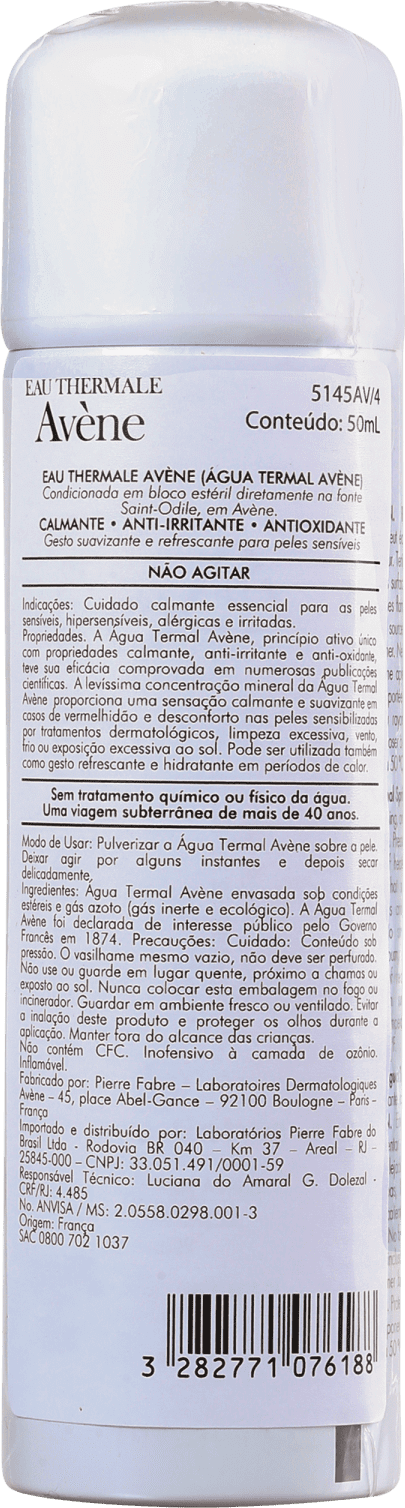 Avène Eau Thermale Apaisant - Água Termal em Spray 50ml