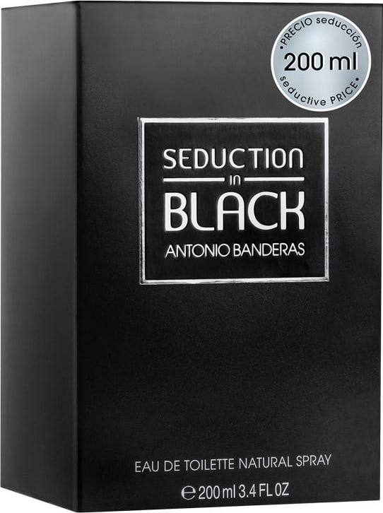 Seduction in Black Antonio Banderas Eau de Toilette - Perfume Masculino 200ml
