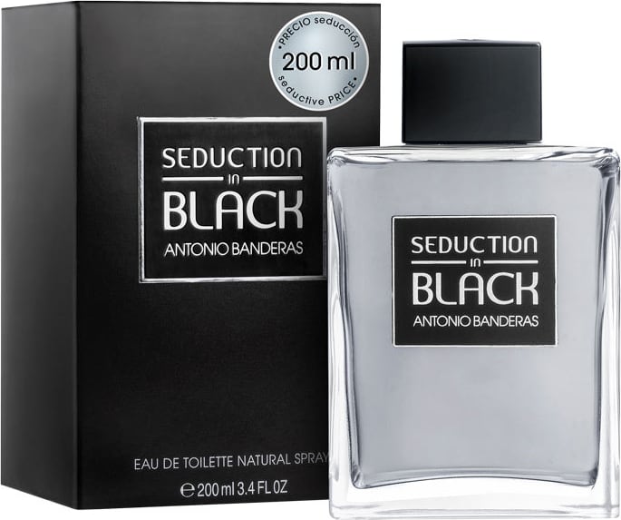 Seduction in Black Antonio Banderas Eau de Toilette - Perfume Masculino 200ml