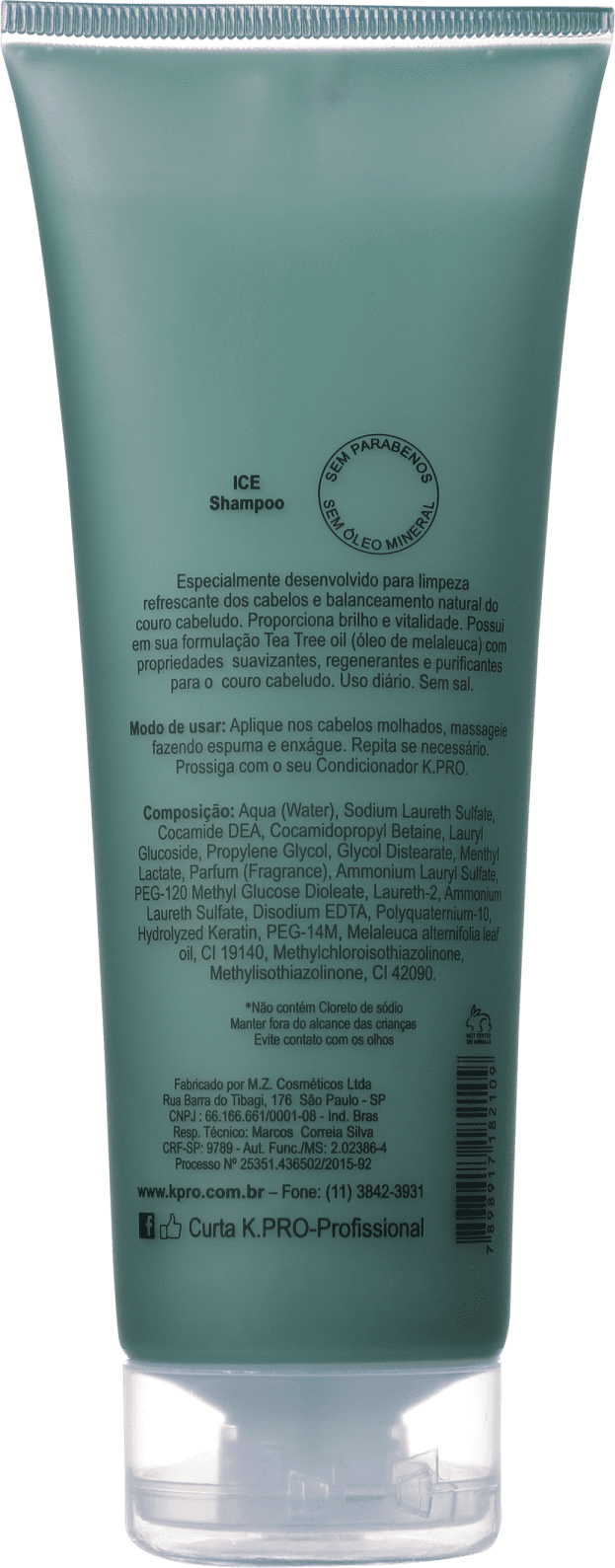 K.Pro Ice - Shampoo sem Sal 240ml